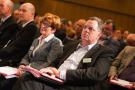 Kritisches Publikum: Bürgermeisterin Wilmes und Samtgemeindedirektor Hummeldorf aus den Gemeinden Lünne und Spelle – ein möglicher Standort für Schiefergas